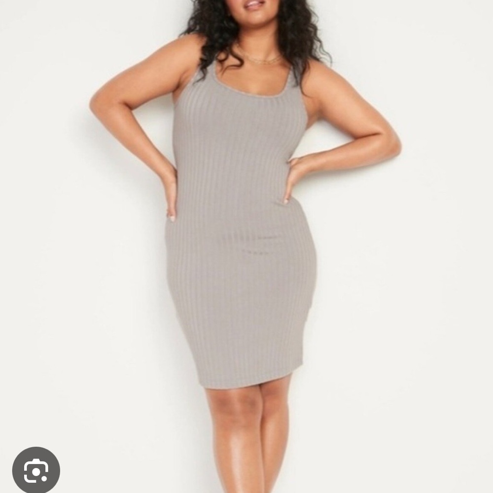 Old Navy Ribbed Scoop Neck Bodycon Dress